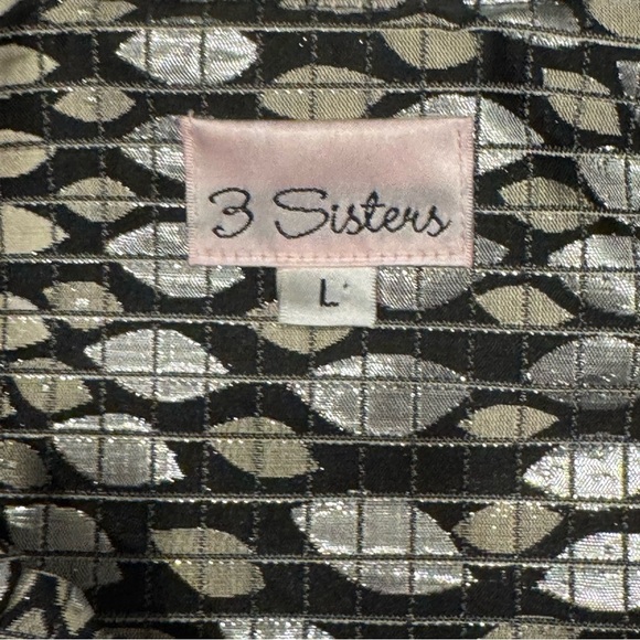 3 Sisters Monochrome Geometric Blazer - Picture 4 of 5